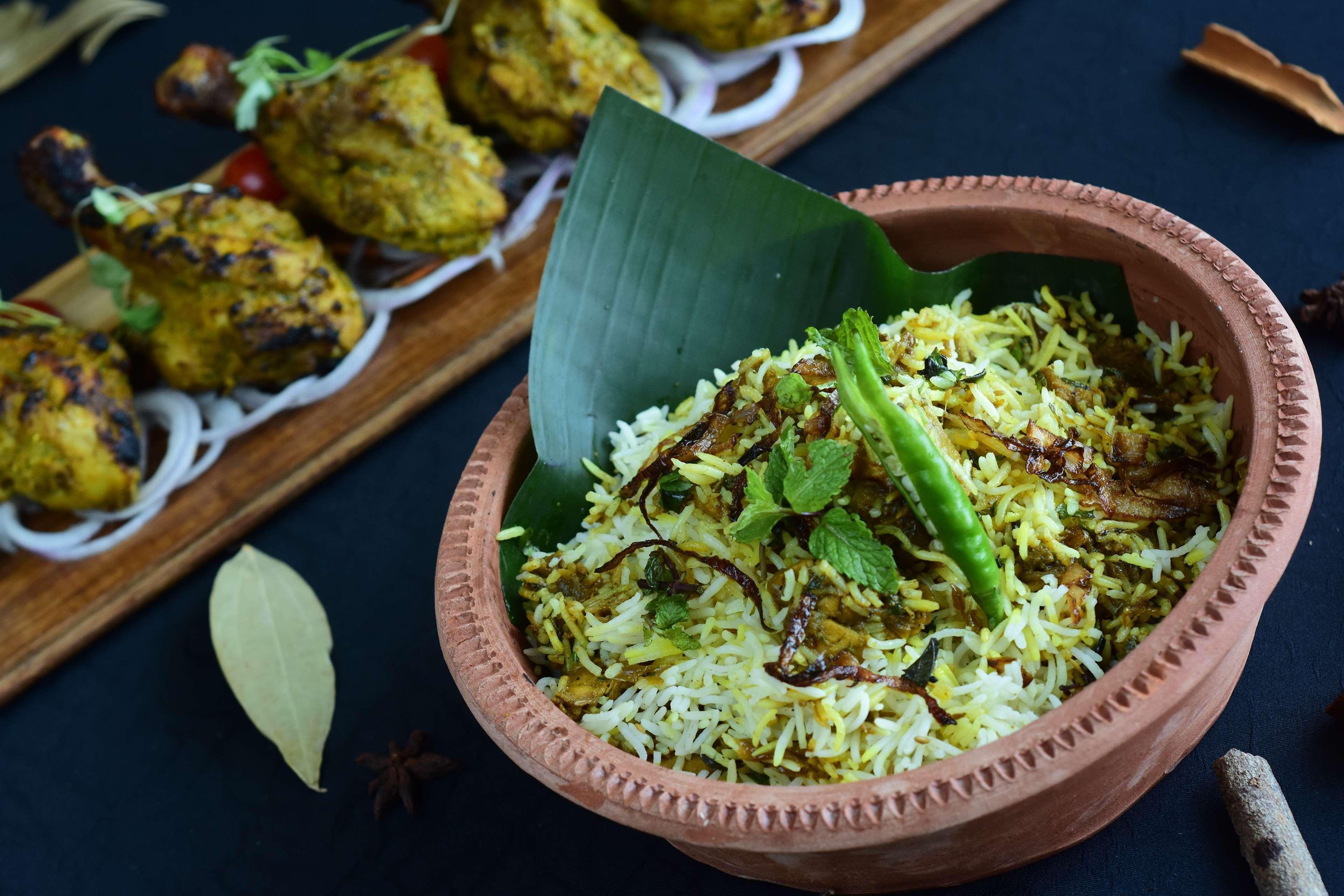 希尔顿孟买国际机场酒店 外观 照片 Hyderabadi biryani